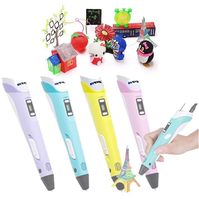 3D-ручка 3DPen-2 второго поколения с жк дисплеем  АРТ: RP100 B 2848 - фото 7958